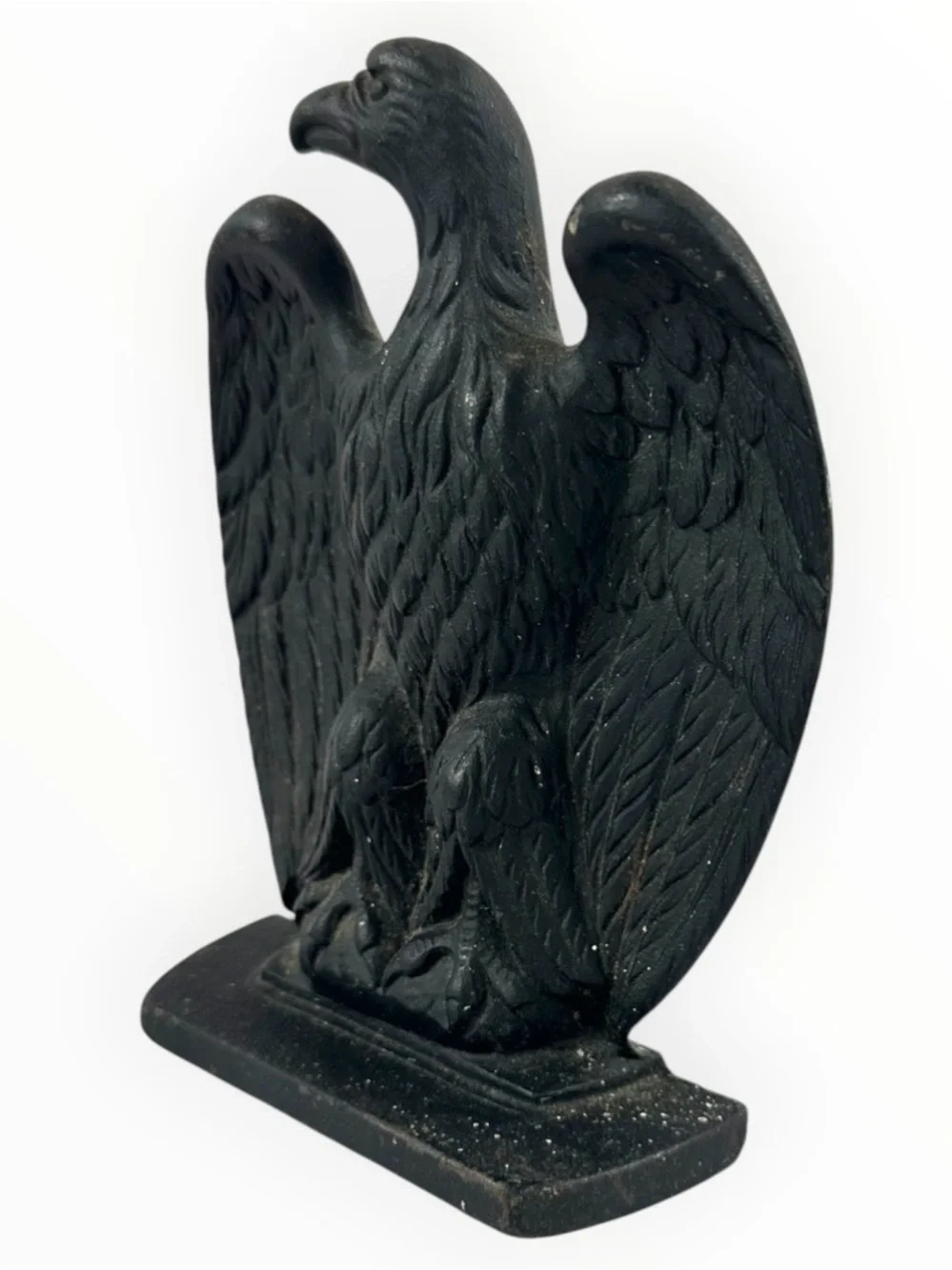 Vintage Cast Iron American Eagle Bookend Federal Americana Patriotic Decor